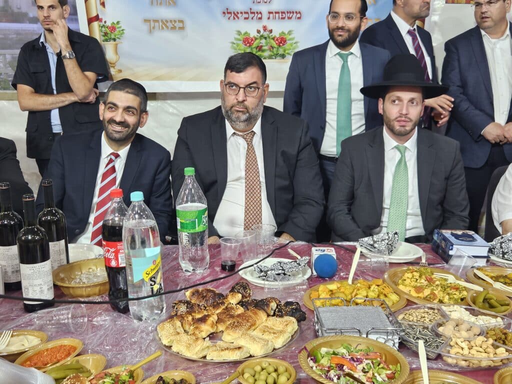 שרים, חברי כנסת ואישי ציבור חגגו בסוכת השר מלכיאלי