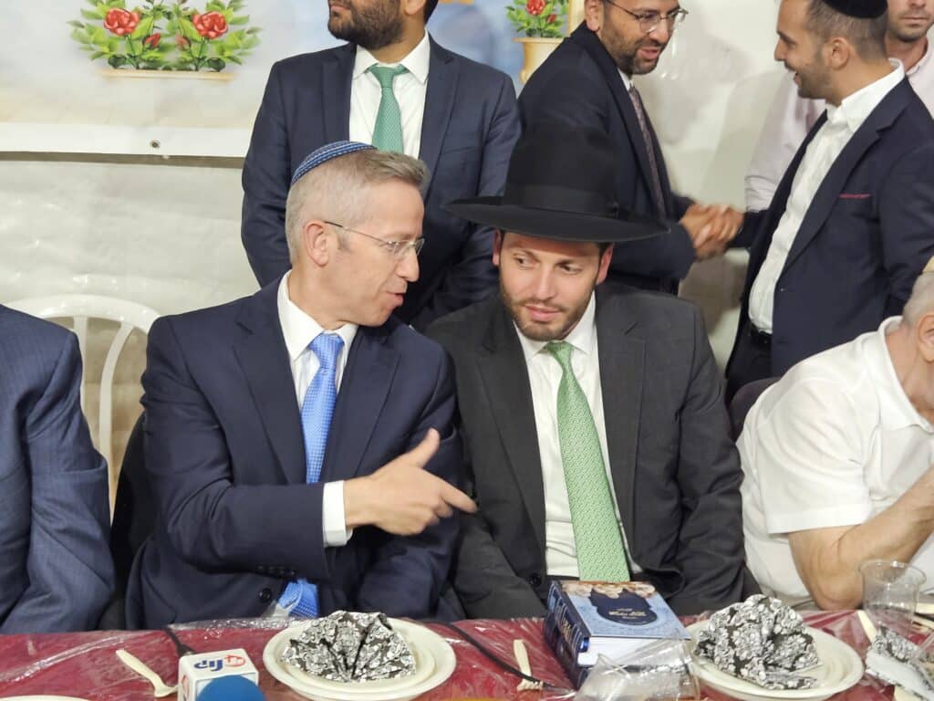 שרים, חברי כנסת ואישי ציבור חגגו בסוכת השר מלכיאלי