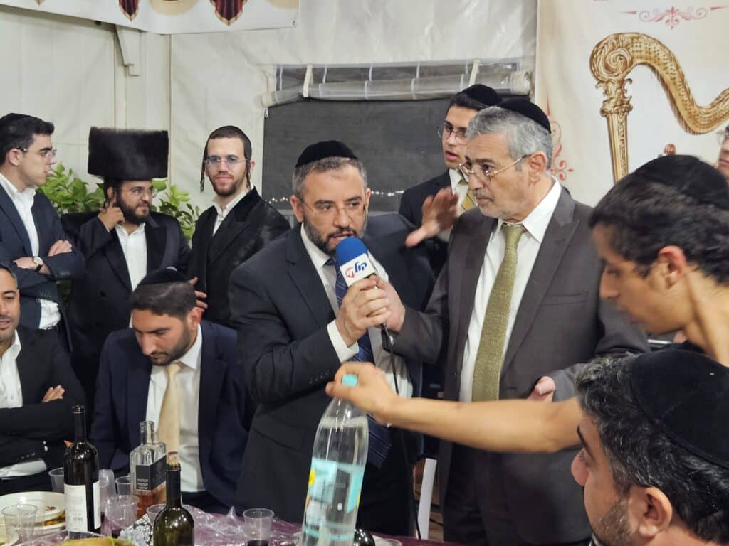 שרים, חברי כנסת ואישי ציבור חגגו בסוכת השר מלכיאלי