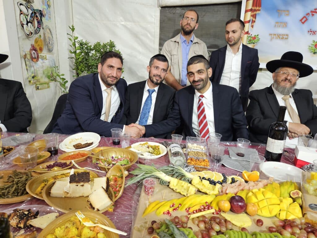 שרים, חברי כנסת ואישי ציבור חגגו בסוכת השר מלכיאלי