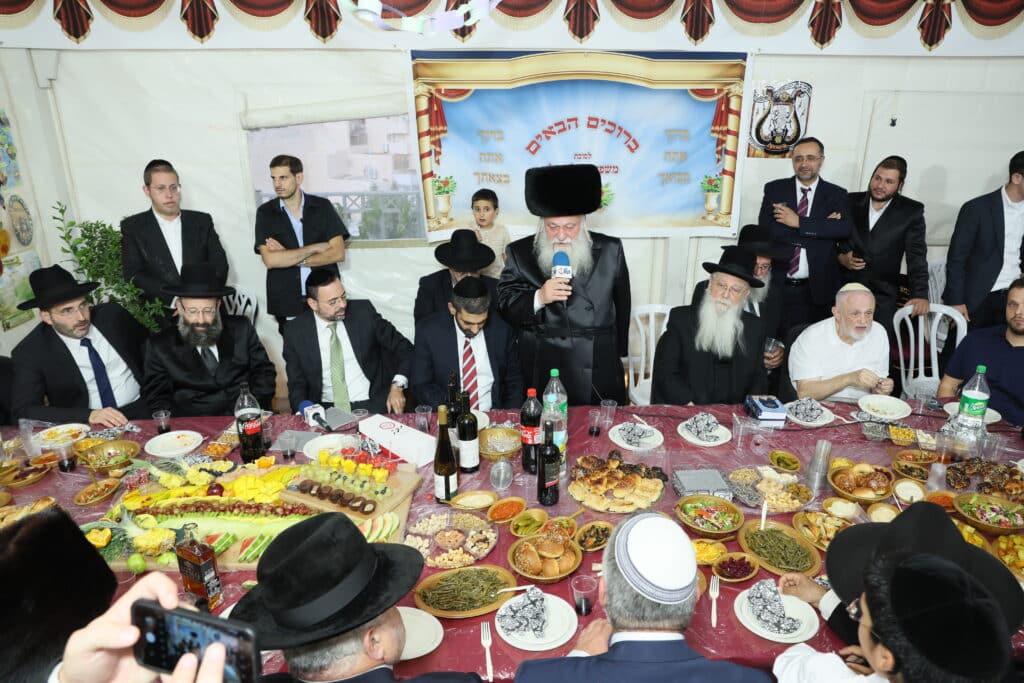 שרים, חברי כנסת ואישי ציבור חגגו בסוכת השר מלכיאלי