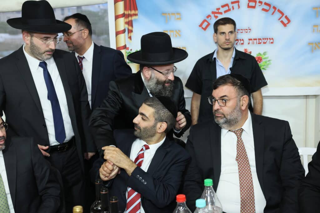 שרים, חברי כנסת ואישי ציבור חגגו בסוכת השר מלכיאלי