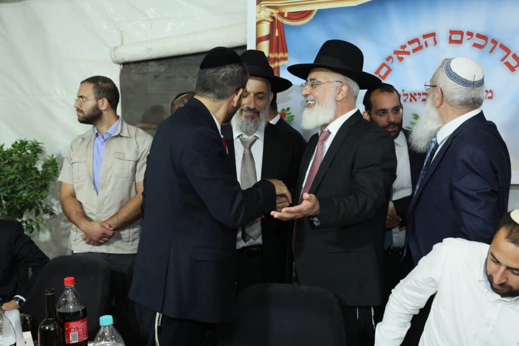 שרים, חברי כנסת ואישי ציבור חגגו בסוכת השר מלכיאלי