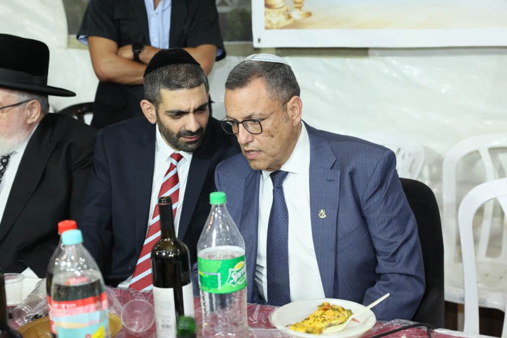 שרים, חברי כנסת ואישי ציבור חגגו בסוכת השר מלכיאלי