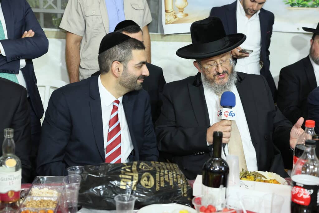 שרים, חברי כנסת ואישי ציבור חגגו בסוכת השר מלכיאלי