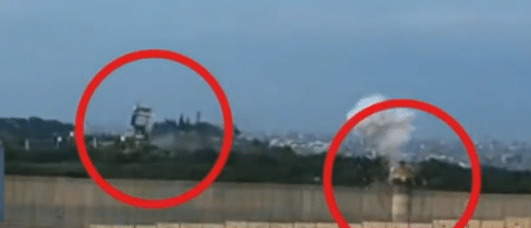 מגדל התצפית של חמאס מול נתיב העשרה שבנט ונתניהו הותירו על כנו