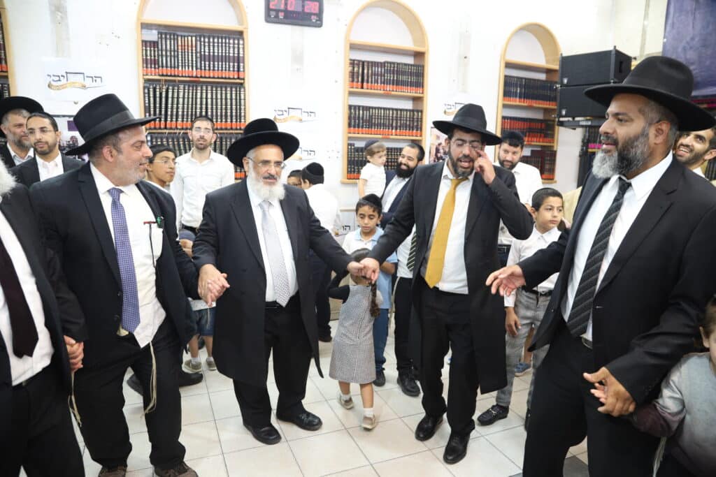 שמחת בית השואבה של התימנים בבני ברק