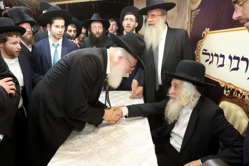 מעמד הקבלת פני רבו אצל הפלג הירושלמי