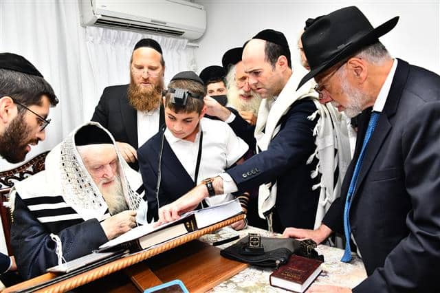 נגידי עולם התורה מארה"ב בשמיעת 'שיעור באנגלית' 