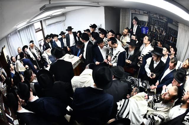 נגידי עולם התורה מארה"ב בשמיעת 'שיעור באנגלית' 