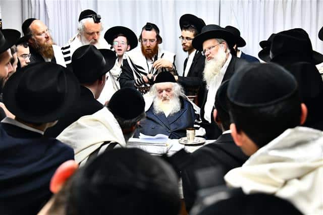 נגידי עולם התורה מארה"ב בשמיעת 'שיעור באנגלית' 