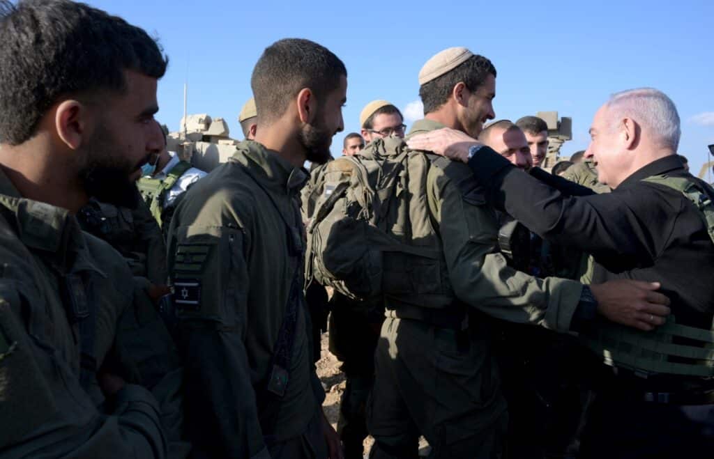 נתניהו לחיילי גולני: "אנחנו הולכים לנצח בכל העוצמה!"