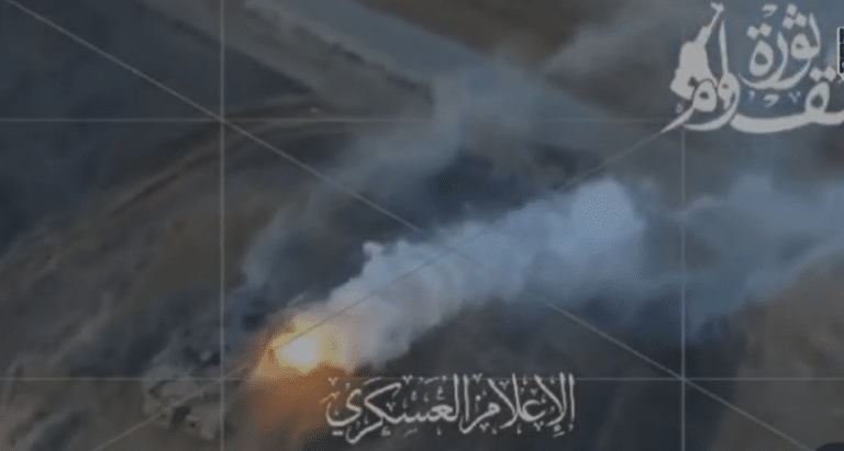 כך החלה המלחמה: רחפן של חמאס הטיל על טנק מטען רב עוצמה