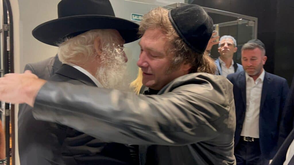 אחרי הניצחון הסוחף: הנשיא החדש הגיע להודות לאדמו"ר