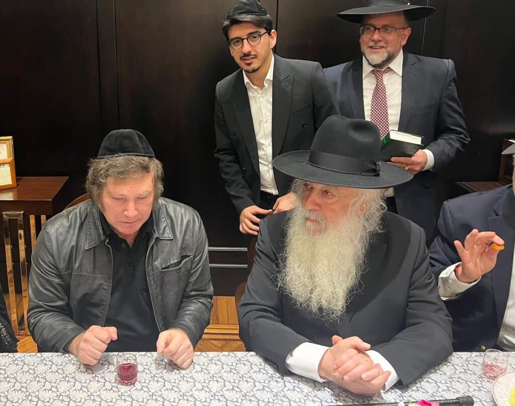 אחרי הניצחון הסוחף: הנשיא החדש הגיע להודות לאדמו"ר