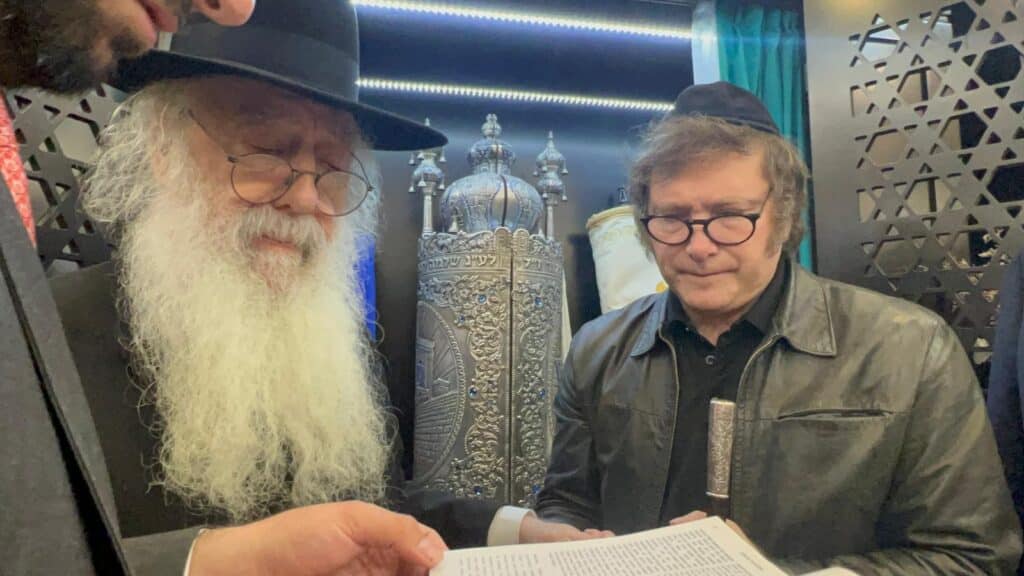 אחרי הניצחון הסוחף: הנשיא החדש הגיע להודות לאדמו"ר