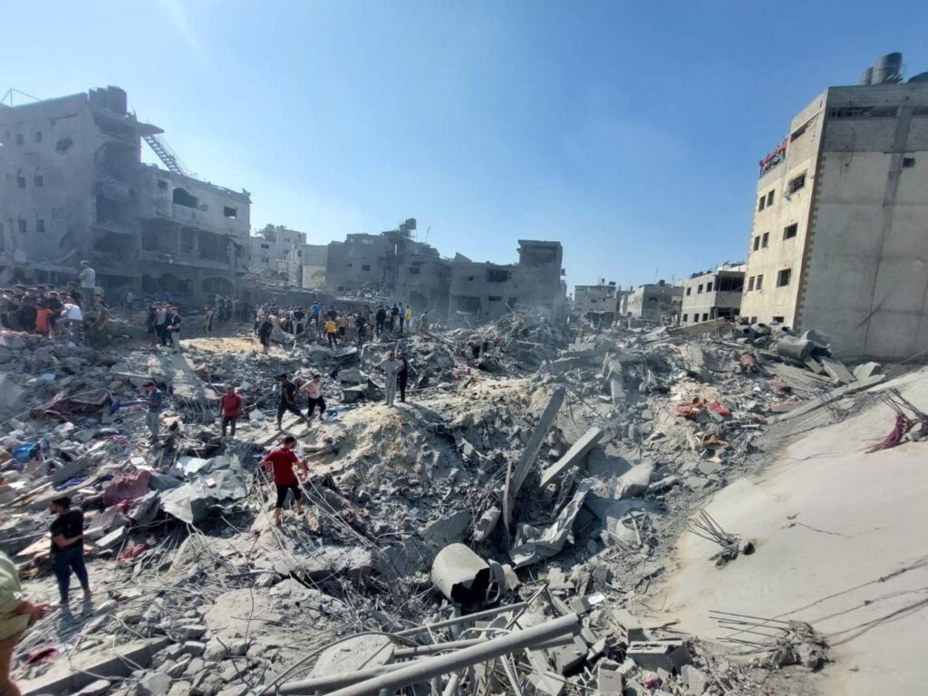 תיעוד מעזה: ההרס הרב במחנה הפליטים ג'באליה