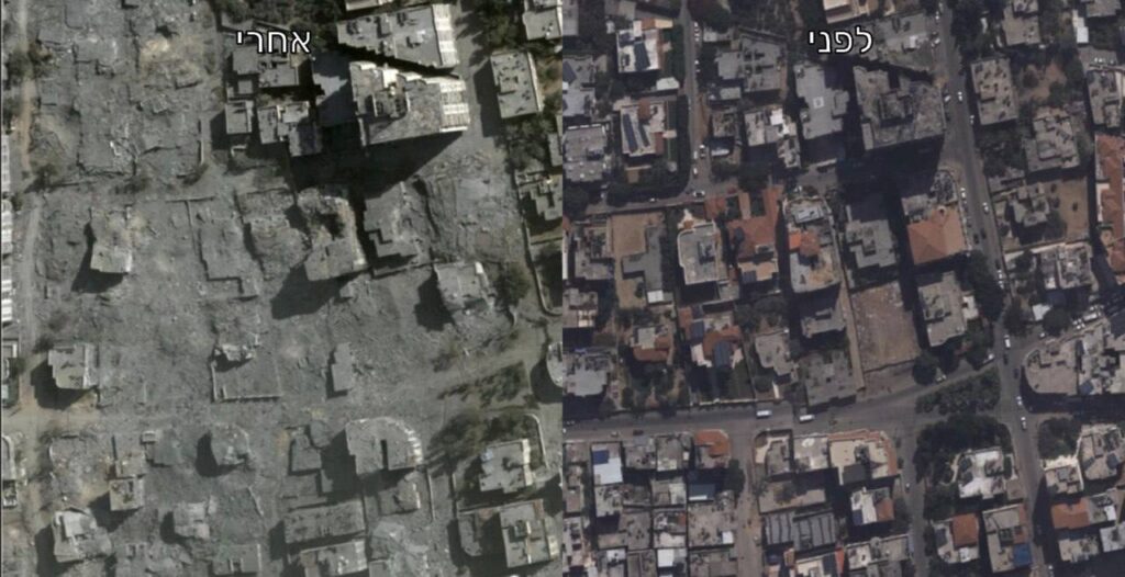 תיעוד מעזה: ההרס הרב במחנה הפליטים ג'באליה
