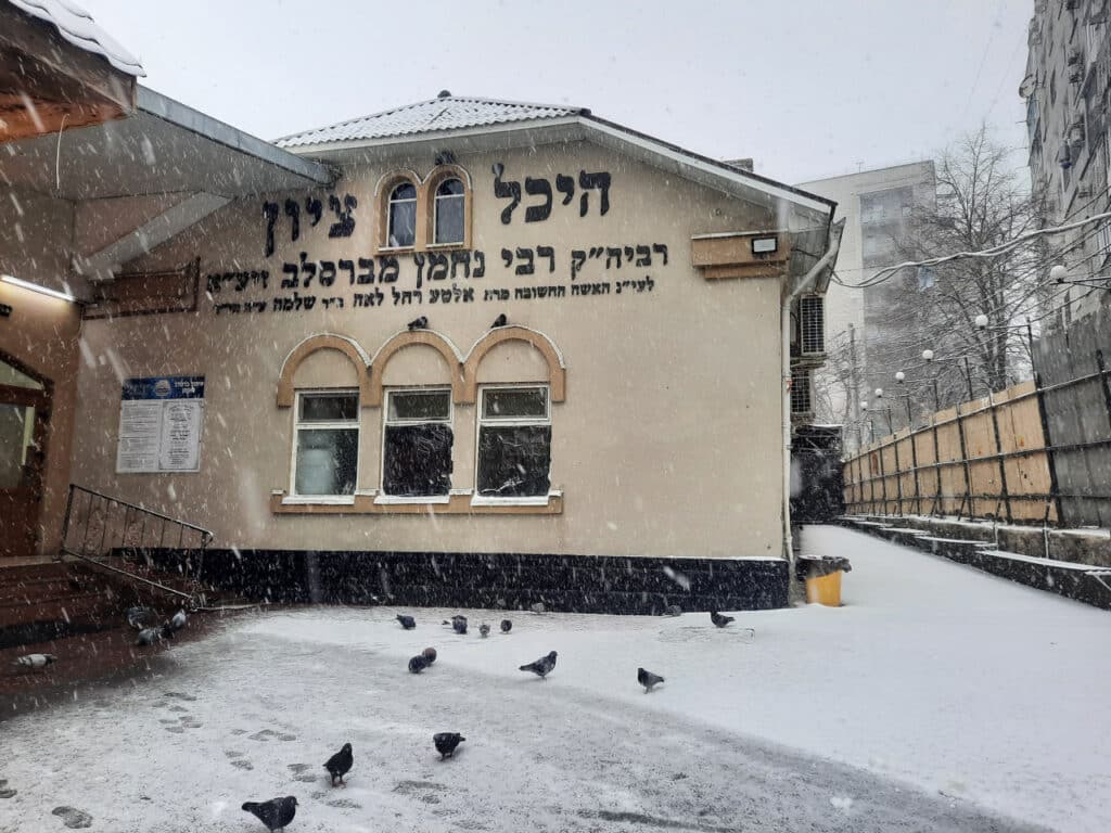 צפו בגלריה: שלג ראשון ירד היום באומן