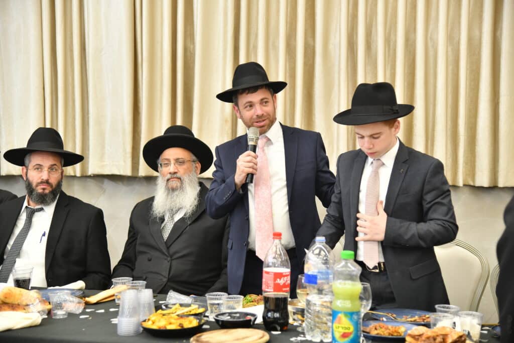 גלריה: יו"ר ש"ס בירמץ את בנו - צמרת המפלגה הגיעה לברך