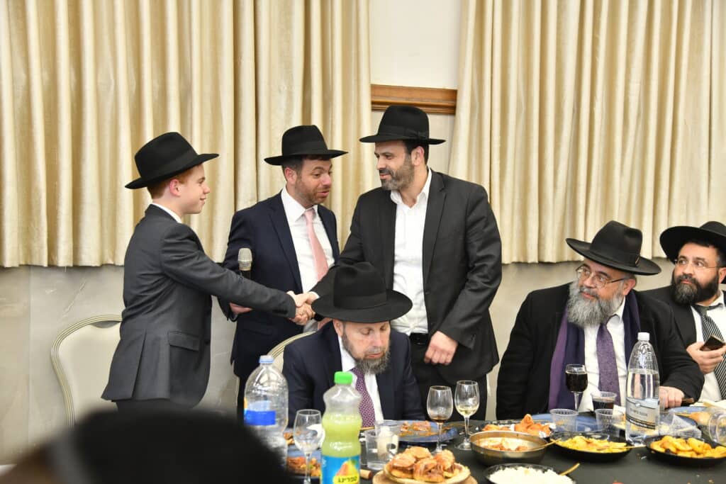 גלריה: יו"ר ש"ס בירמץ את בנו - צמרת המפלגה הגיעה לברך