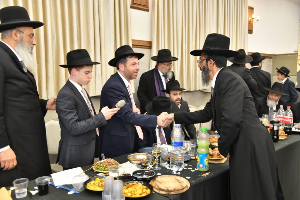 גלריה: יו"ר ש"ס בירמץ את בנו - צמרת המפלגה הגיעה לברך