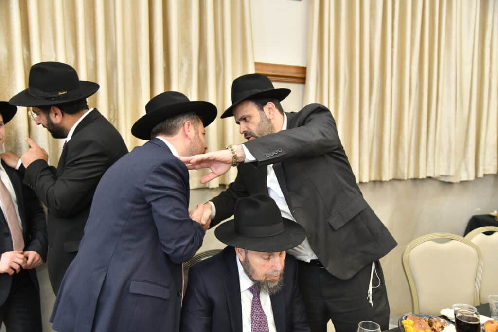 גלריה: יו"ר ש"ס בירמץ את בנו - צמרת המפלגה הגיעה לברך