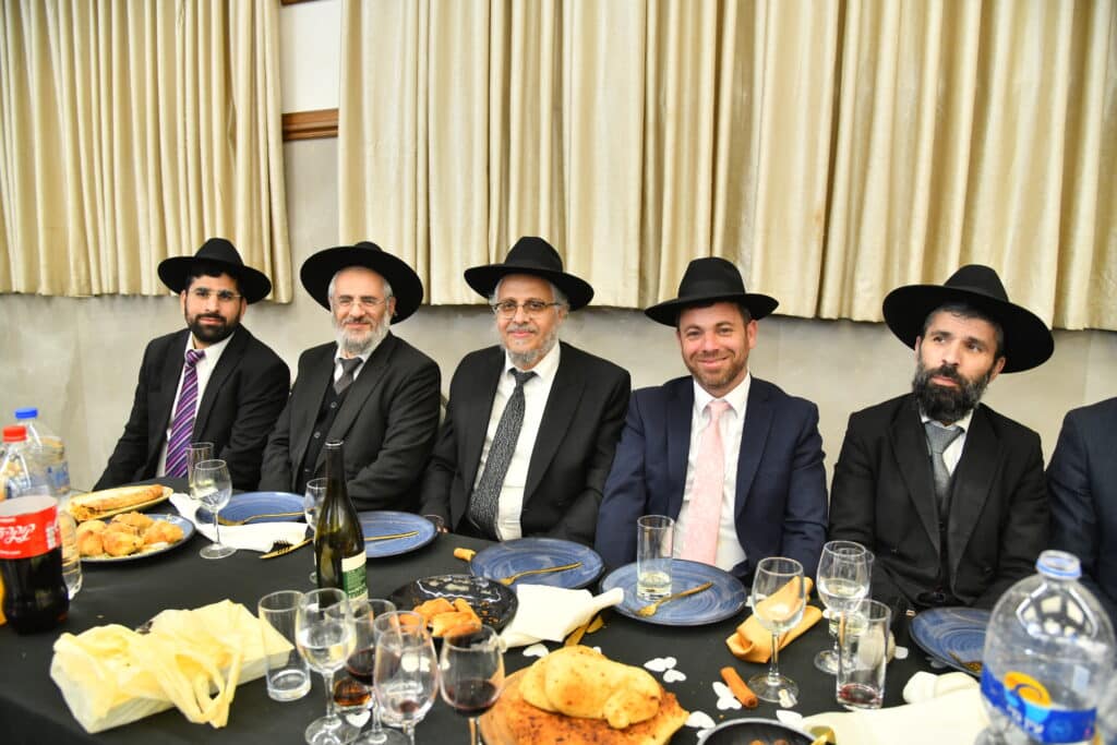 גלריה: יו"ר ש"ס בירמץ את בנו - צמרת המפלגה הגיעה לברך