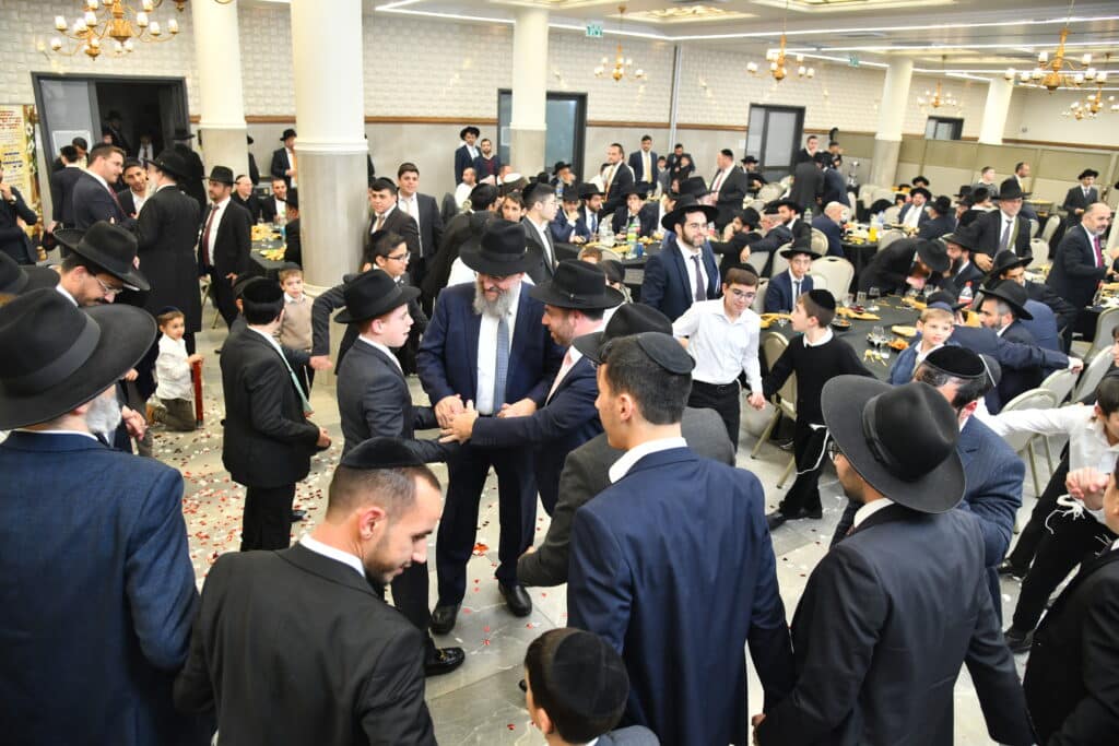 גלריה: יו"ר ש"ס בירמץ את בנו - צמרת המפלגה הגיעה לברך