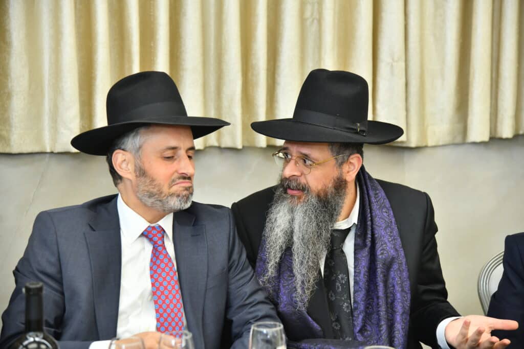 גלריה: יו"ר ש"ס בירמץ את בנו - צמרת המפלגה הגיעה לברך