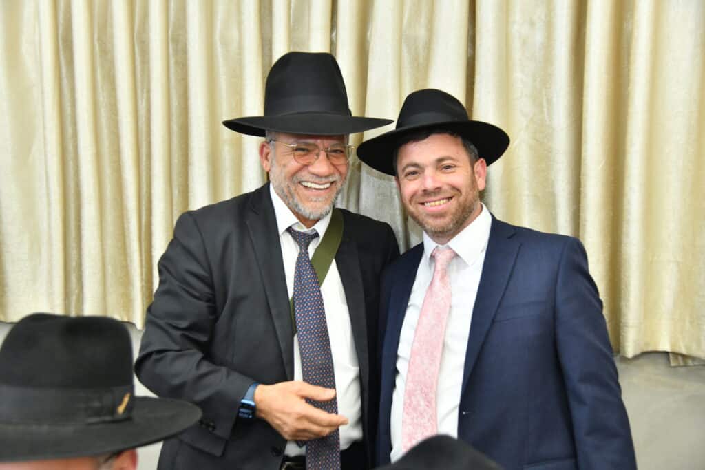 גלריה: יו"ר ש"ס בירמץ את בנו - צמרת המפלגה הגיעה לברך