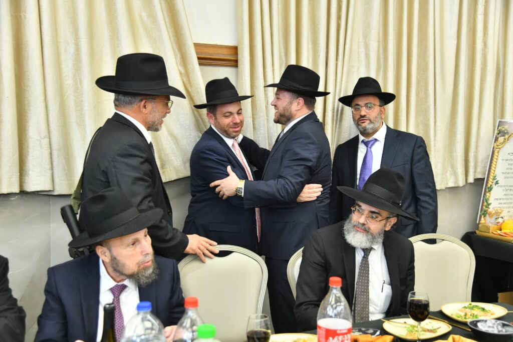 גלריה: יו"ר ש"ס בירמץ את בנו - צמרת המפלגה הגיעה לברך