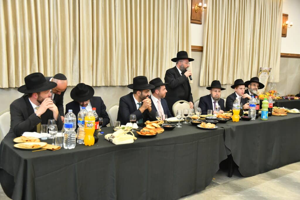 גלריה: יו"ר ש"ס בירמץ את בנו - צמרת המפלגה הגיעה לברך