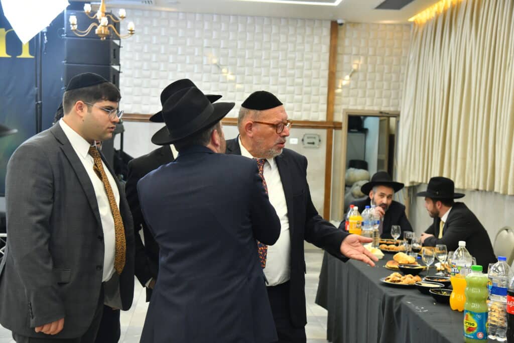 גלריה: יו"ר ש"ס בירמץ את בנו - צמרת המפלגה הגיעה לברך