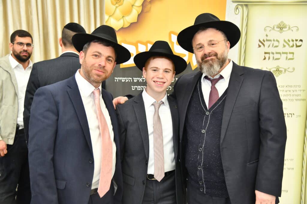 גלריה: יו"ר ש"ס בירמץ את בנו - צמרת המפלגה הגיעה לברך