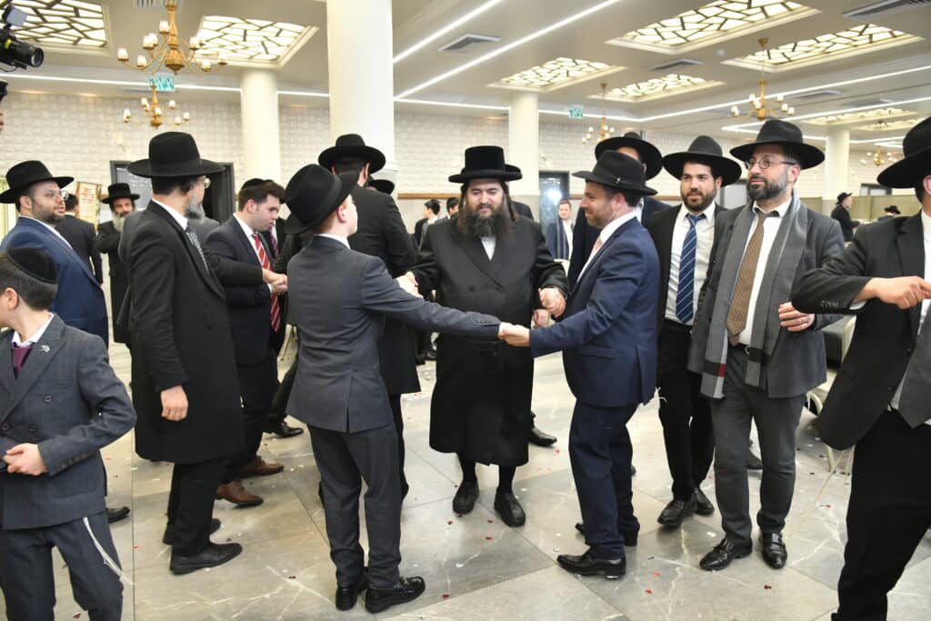 גלריה: יו"ר ש"ס בירמץ את בנו - צמרת המפלגה הגיעה לברך