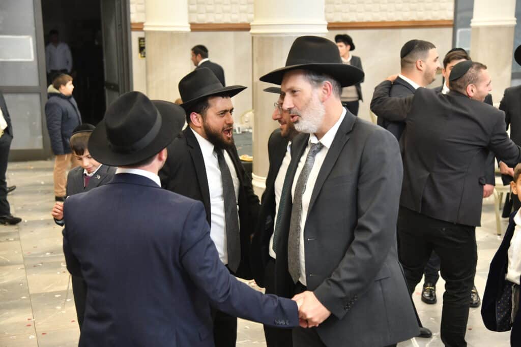 גלריה: יו"ר ש"ס בירמץ את בנו - צמרת המפלגה הגיעה לברך