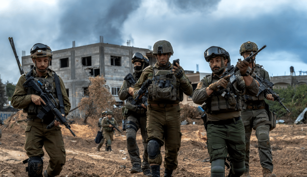 תיעוד דרמטי: צה״ל מכריז על השלמת כיבוש ג׳באליה תיעוד דרמטי: צה״ל מכריז על השלמת כיבוש ג׳באליה