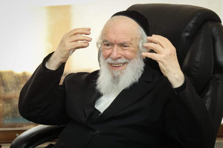 הרב יצחק זילברשטיין. צילום: שלומי כהן פלאש 90