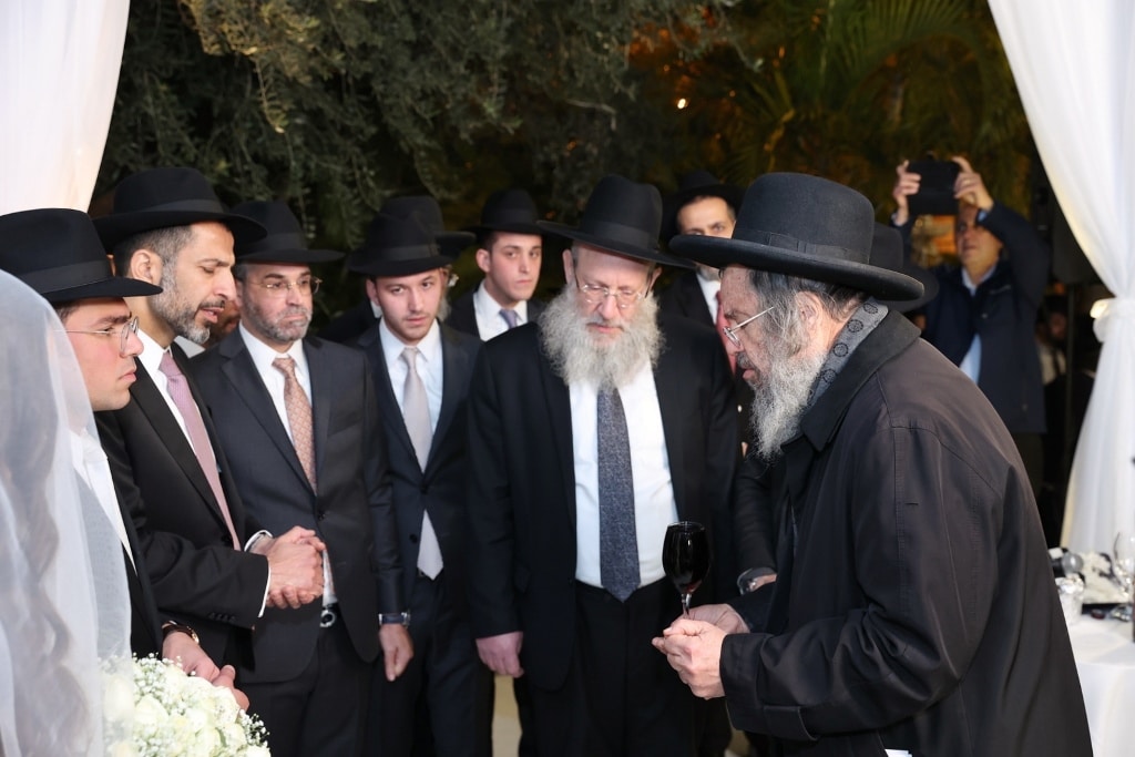 יו"ר המועצה הדתית בצפת חיתן את בתו, כולם באו לברך