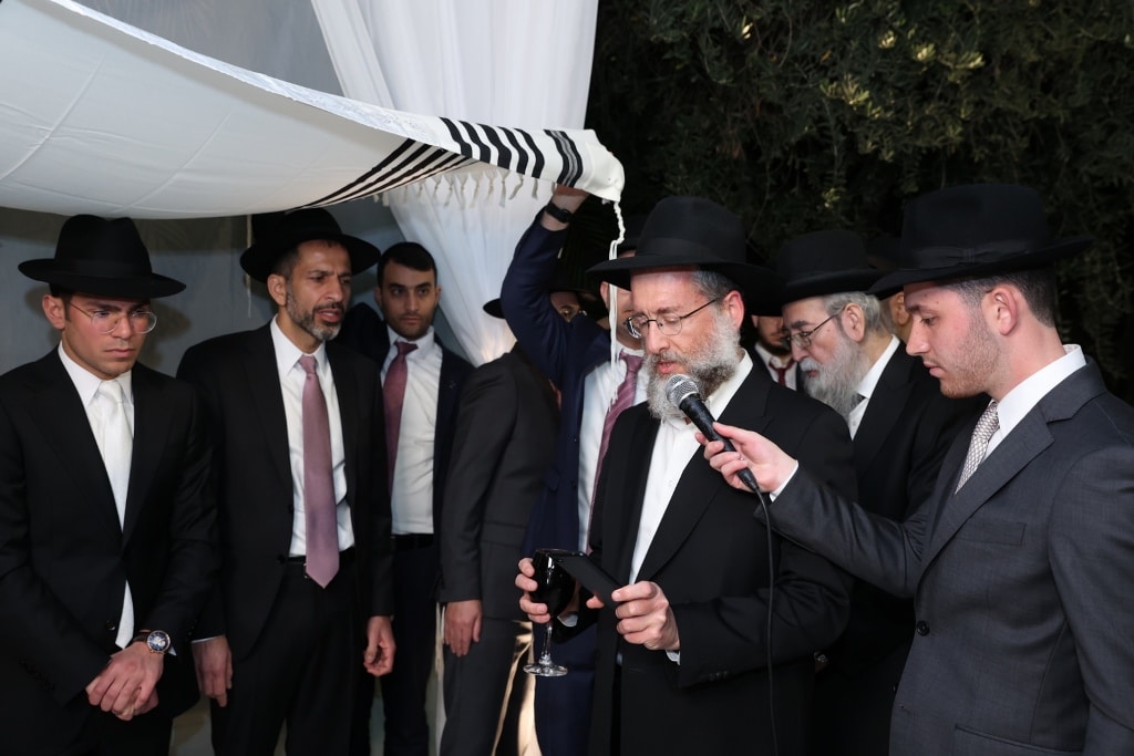 יו"ר המועצה הדתית בצפת חיתן את בתו, כולם באו לברך