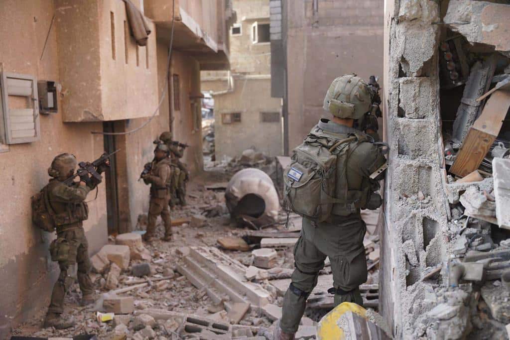 הלוחמים מצאו מצבור פצצות מרגמה, מטענים, נשקים ומדים של לוחמי נוח’בה