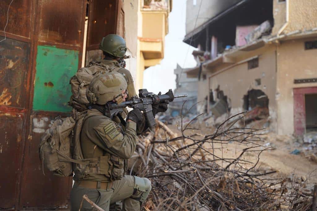 הלוחמים מצאו מצבור פצצות מרגמה, מטענים, נשקים ומדים של לוחמי נוח’בה