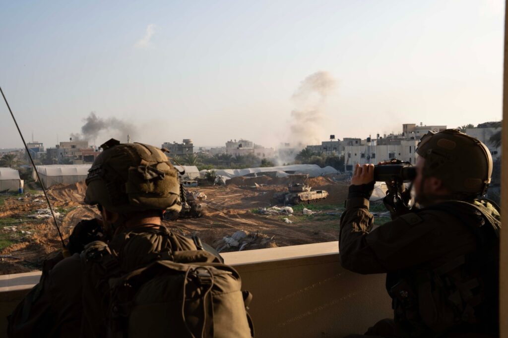 תיעוד: חטיבה 5 השמידה מאות מטרות במרחק קילומטר מהגבול