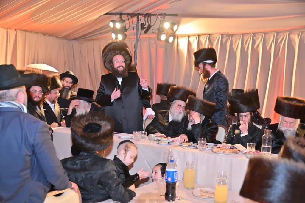 החסידים רקדו כל הלילה: המשפיע החסידי חיתן את בתו