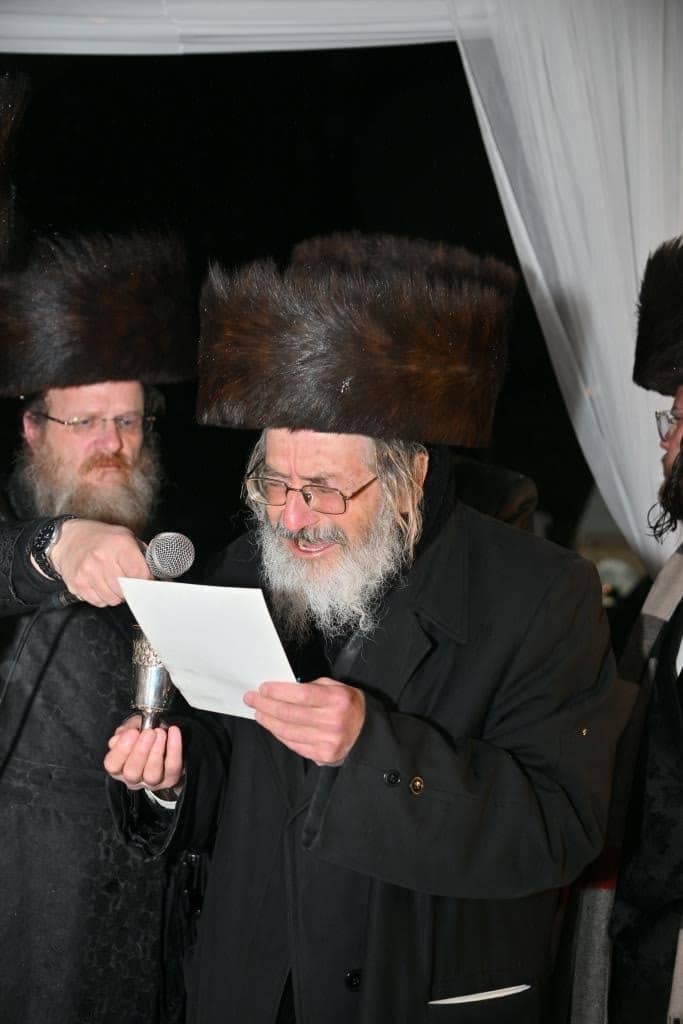 החסידים רקדו כל הלילה: המשפיע החסידי חיתן את בתו