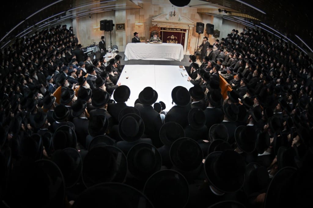 גלריה: מסע הבזק של הרבי מויז'ניץ לאנטוורפן