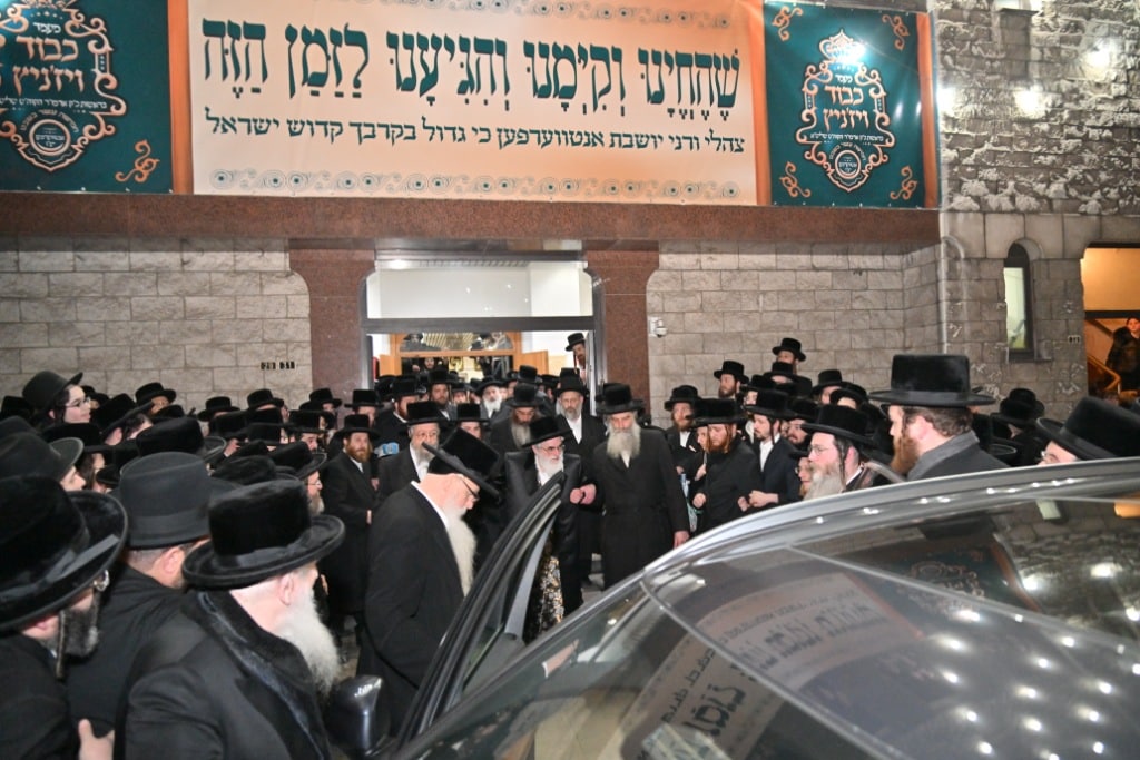 גלריה: מסע הבזק של הרבי מויז'ניץ לאנטוורפן