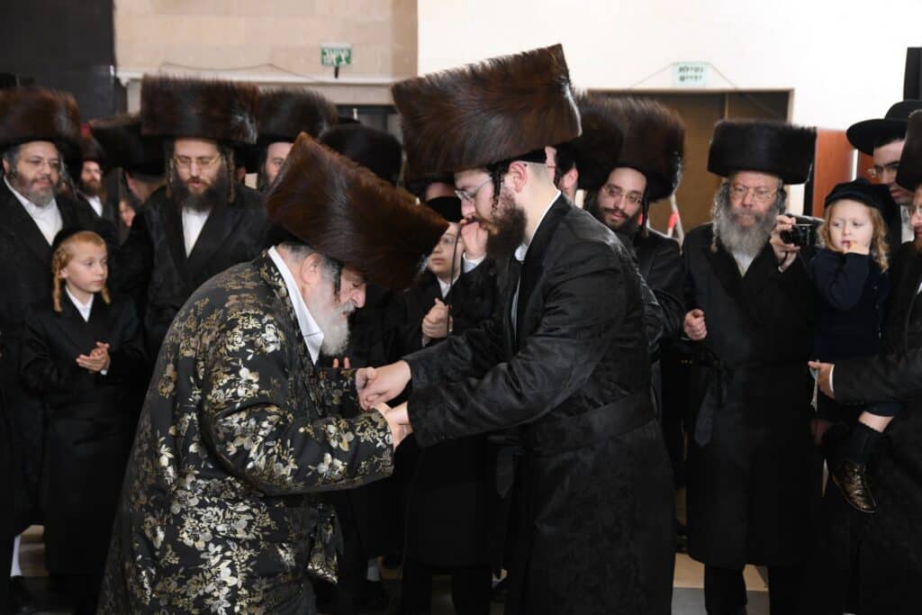 גלריה: שמחת נישואי בן האדמו"ר מרימנוב
