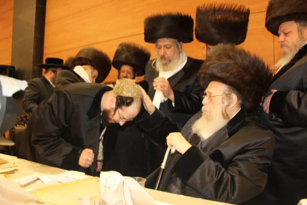 גלריה: שמחת נישואי בן האדמו"ר מרימנוב